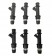 Genuine GM Set Of 6 Fuel injectors For Buick GMC Isuzu Chevy Oldsmobile 4.2L