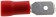 22-18 Gauge Male Disconnect, .187 In., Red - Dorman# 86426