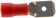22-18 Gauge Male Quick Disconnect, .250 In., Red - Dorman# 85486