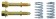 Manifold Bolt and Spring Kit - 3/8-16 x 1-3/4; M10-1.25 x 67mm - Dorman# 03123