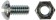 Stove Bolt With Nuts - 1/4-20 x 1/2 In. - Dorman# 936-705