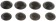 Universal Black Plastic Plug Button Assortment, 1/2, 3/8 In - Dorman# 02411