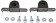 1pr Rear Sway Bar Bushing Bracket Kit Dorman 928-509 04-09 Subaru Legacy