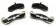 Set of Front Brake pads Replaces Bendix MKD499, Raybestos PGD499AM, Wagner MX499