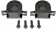 1pr Sway Bar Bushing Bracket Kit Front - Dorman 928-344 Fits 00-15 Tahoe Yukon