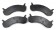 New Set of Front & Rear Disc Brake Pads, Integrally Molded, OE, USA-Made