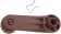 Window Handle Front Or Rear Left And Right Brown - Dorman# 91399