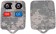Keyless Remote Case Replacement Gray Digital Camouflage - Dorman# 13607GYC