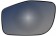 Driver Side Mirror Glass Assembly (Dorman 56306) Power, Heated w/ Backing Plate