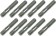 10 Pack of Double Ended Studs, M10-1.50x27mm & M10-1.50x12mm (Dorman #675-352)