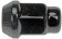 Black Bulge Seat Acorn Wheel Nut - M12-1.50 - Dorman# 711-305A