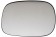 Driver Side Manual Mirror Glass Assembly (Dorman 56271) Non-Heated, Foldaway