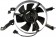 A/C Condenser Radiator Fan Assembly (Dorman 620-743) w/ Shroud, Motor & Blade