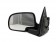 One New Driver Side Mirror MGM55EL w/ Rubber Seal & High Density Glass