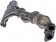 Exhaust Manifold With Integrated Catalyic Converter - Dorman# 674-642