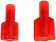 Red 22-18 Gauge Male/Female Set Insulated Quick Disconnect 0.25" - Dorman# 85490