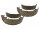 Set of  Rear Brake Shoes with Bendix Lining Absco RR583 RR-583