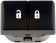 New Power Door Lock Switch - 1 Button - Dorman 901-035