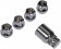 Wheel Nut Lock Chrome Bulge Lock Set (4 Locks/1 Key) M12-1.50 (Dorman #711-326)