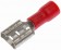 22-18 Gauge Female Disconnect, .250 In., Red - Dorman# 85450