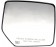 New Replacement Glass - Plastic Backing - Dorman 56265