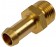 Inverted Flare Male Connector Brass Hose Fitting 3/8"x3/8" Tube Dorman 492-006.1