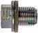 Single Oversize Oil Drain Plug M12x1.25 - Dorman# 65402