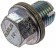 Single Oversize Oil Drain Plug M12x1.25 - Dorman# 65402