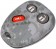 New Keyless Remote Case Replacement Gray Digital Camoflage - Dorman 13618GYC