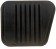 Brake And Clutch Pedal Pad - Dorman# 20731