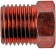 Oversize Tub Nut-Steel-Red-3/16 In. x 7/16 In. x 24 - Dorman# 490-301