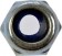 Hex Lock Nuts w/ Nylon Ring-Class 8- Thread M4-.7, Height 4mm - Dorman# 432-004