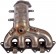 Rear Exhaust Manifold Kit w/ Integ. Converter & Hardware Dorman 674-848 USA Made