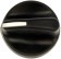 One New Black Three-Piece HVAC Knob Kit for Kenworth L92-6000--0718 702-5402