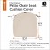 ONE NEW BACK SEAT CUSHION SHELL BEIGE - 18x18x2 CONT - CLASSIC# 60-023-010301-RT