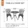 Ravenna Patio Table & Chair Cover For Bistro Table - Classic# 55-186-015101-Ec