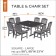 Veranda Patio Table & Chair Cover, Square, 8 Chair - Classic# 55-228-011501-00
