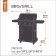 Sodo Bbq Grill Cover, Medium, Black - Classic# 55-368-030401-Ec