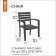 Classic Accessories Atrium Patio Arm Chair Cover 55-435-011101-11