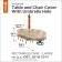 Classic Veranda 55-459-041501-00 Lg Rectangle Patio Table Cover W/ Umbrella Hole