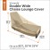 Classic Veranda 55-464-011501-00 Patio Double Wide Chaise/Club Chair Cover