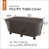 Fire Pit Table Cover Taupe - Rectangular - Classic# 55-598-015101-Ec