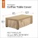 Coffee Table Cover Sand - Rectangular - Classic# 59962