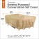 Gp Patio Furniture Set Cover Sand - Medium - Classic# 59972
