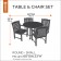 Classic Accessories Veranda 71912 Table and Chair Set Cover, Small