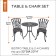 Classic Accessories Veranda 71962 Table and Chair Set Cover, Bistro