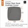 ONE NEW SEAT CUSHION SHELL CHARCOAL - 17x17x3 - CLASSIC# 60-149-010801-RT