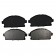 One New Front Ceramic MaxStop Plus Disc Brake Pad MSP691 w/ Hardware - USA Made