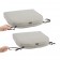 ONE NEW BACK SEAT CUSHION SHELL GREY - 18x18x2 CONT - CLASSIC# 60-079-011001-RT