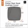 ONE NEW SEAT CUSHION SHELL CHARCOAL - 19x19x3 - CLASSIC# 60-151-010801-RT
